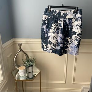 Ann Taylor Floral Print Skirt Size 6
